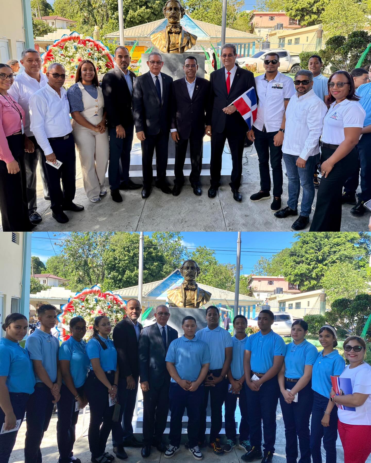 La Alcaldía de Jamao al Norte, encabezada por nuestro alcalde Sr. @jmarvelo20, dejó inaugurado el nuevo busto y tarja de Juan Pablo Duarte y Díez, un significativo homenaje al Padre de la Patria.